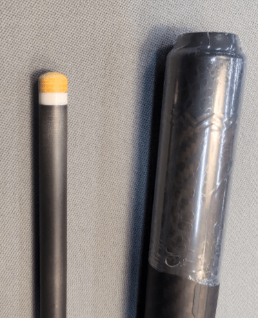 Alternative view of Yeti Carbon fiber cue
